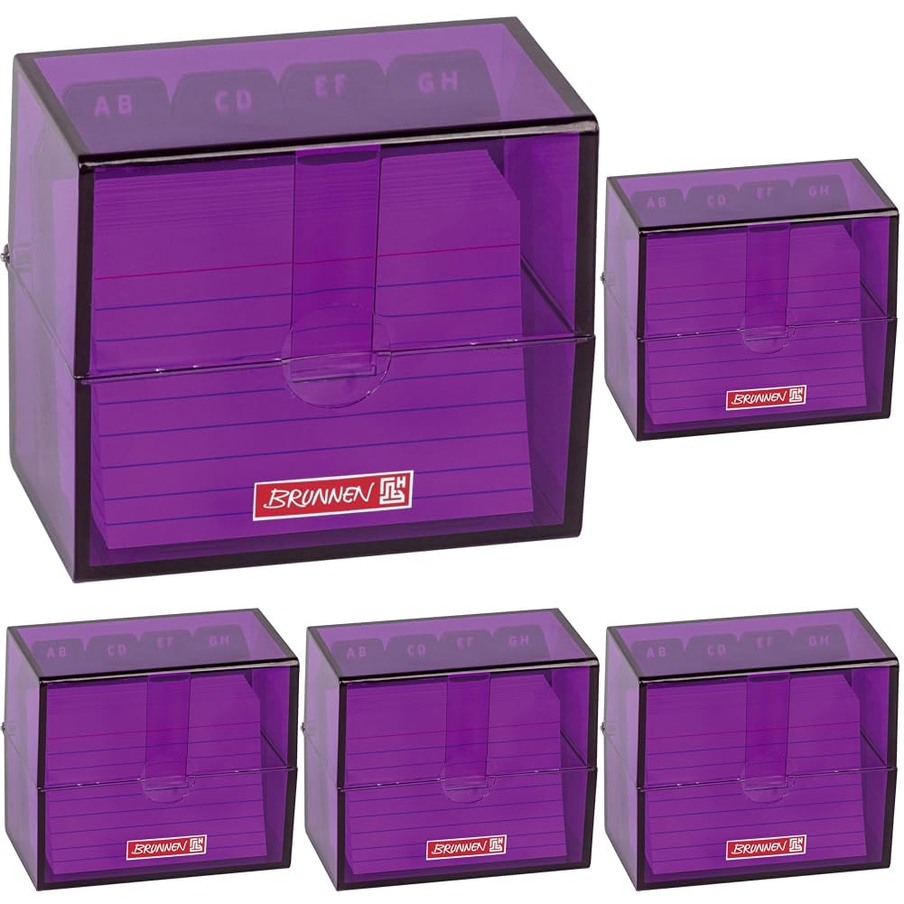 brunnen-102058060-karteikasten-colour-code-purple-8-5-x-7-5-x-4-8-cm image 4