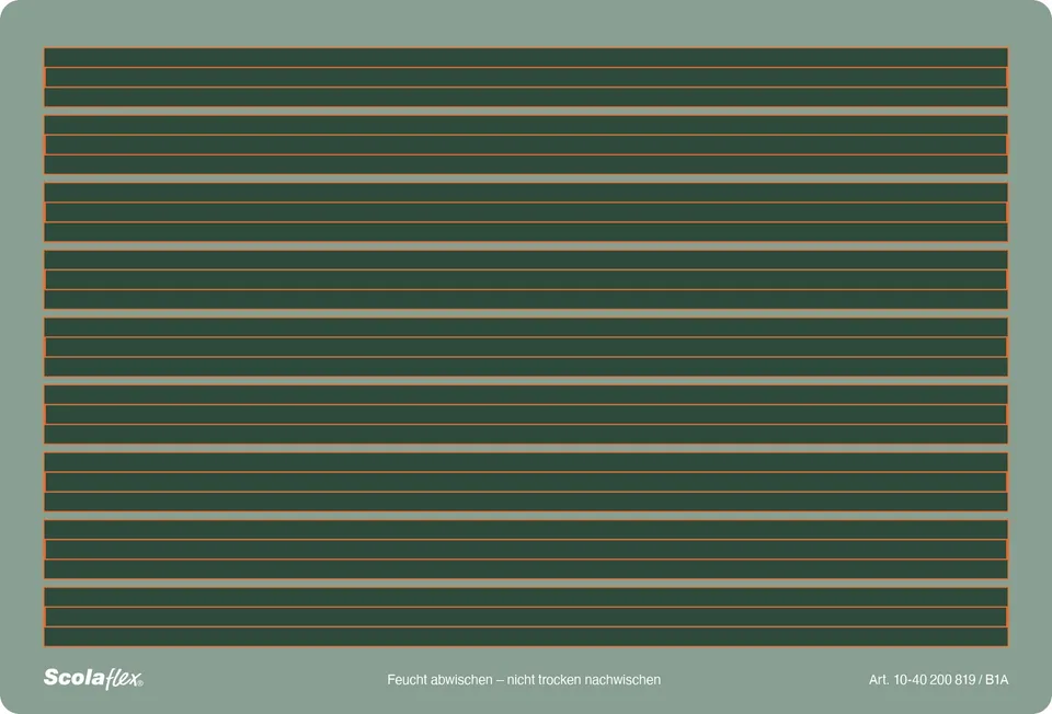 brunnen-schreibtafel-scolaflex-b1a-lin-1-gr-n-schreiblerntafel-265x180-mm image 1