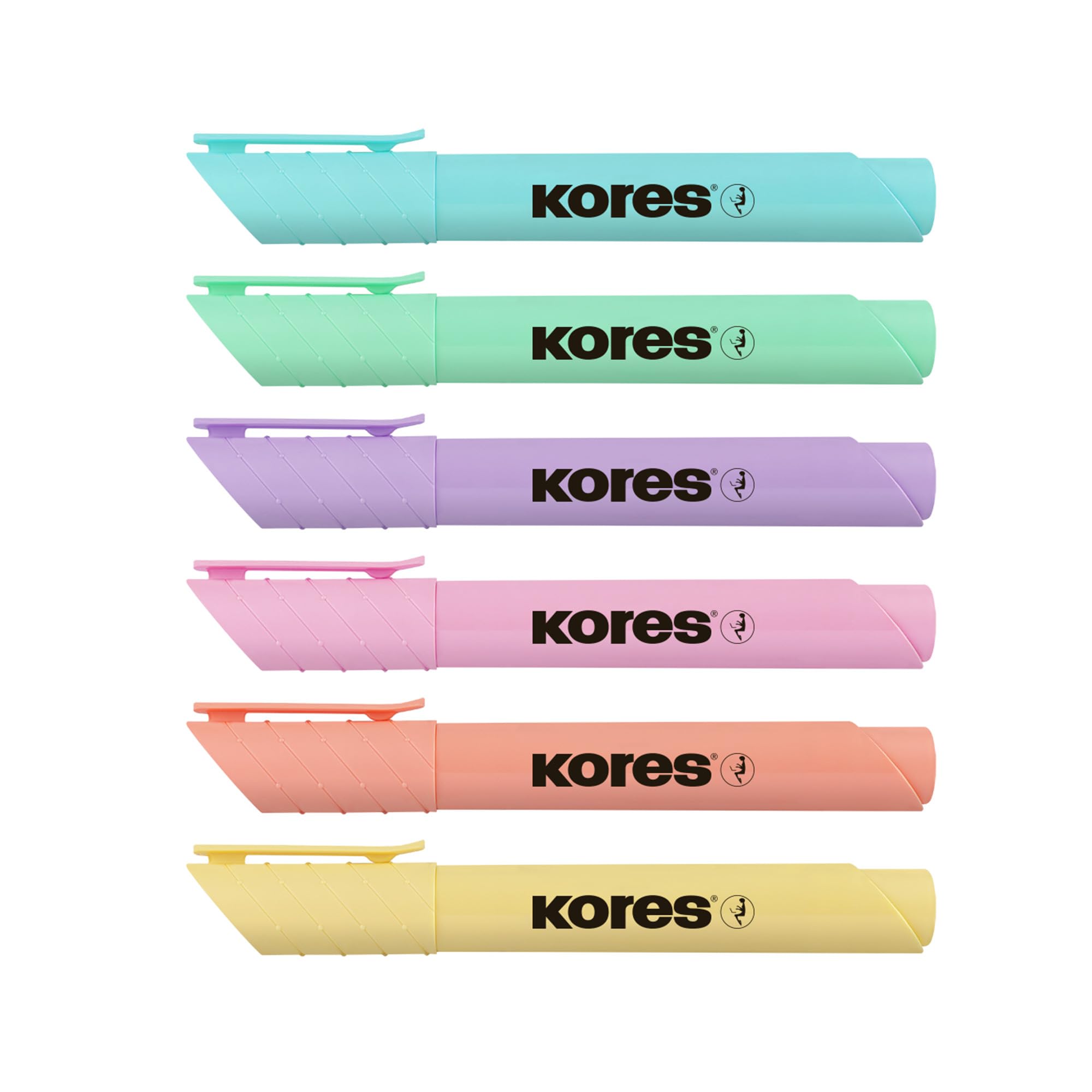 kores-high-liner-plus-textmarker-6-pastellfarben-keilspitze image 6