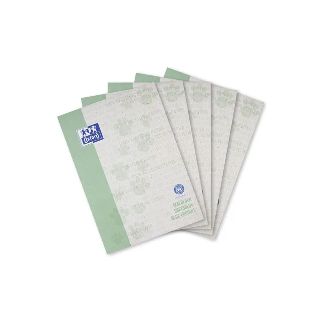 oxford-recycling-malblock-a4-blanko-100-blatt-5-st-ck image 1