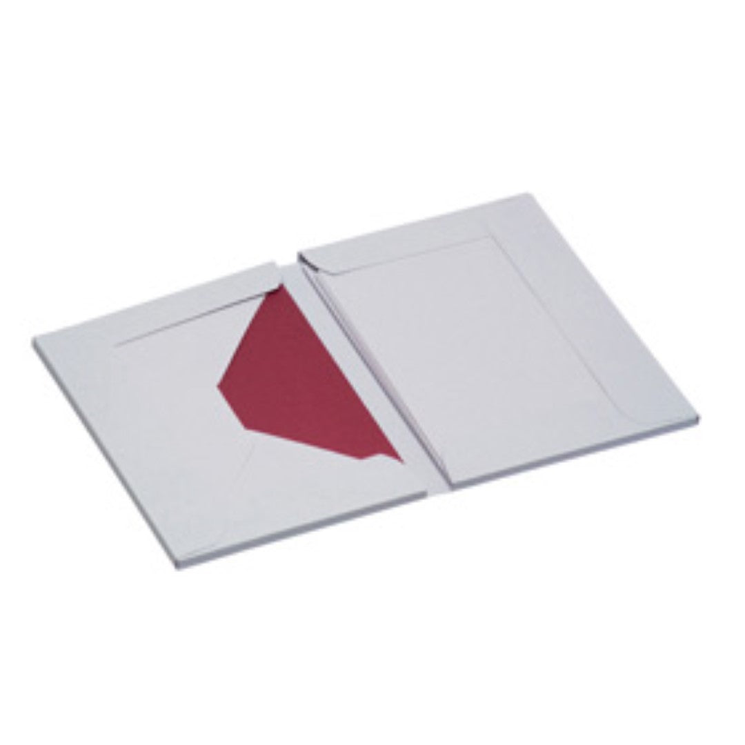 r-ssler-briefpapier-set-8er-grau-gerippt-karten-a6-8-umschl-ge-c6 image 2