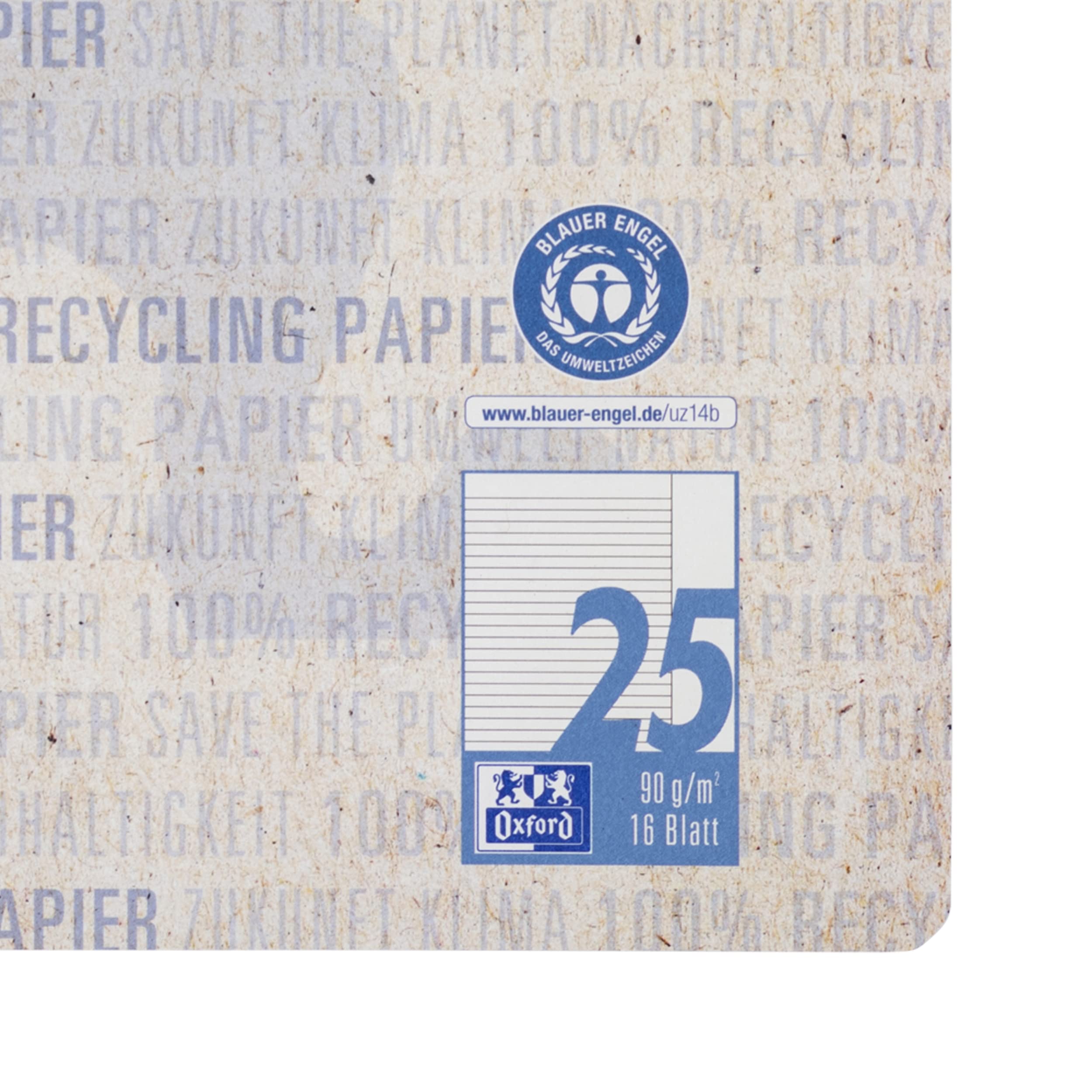 oxford-schulheft-a4-recycling-lineatur-25-liniert-16-blatt-5-st-ck image 4