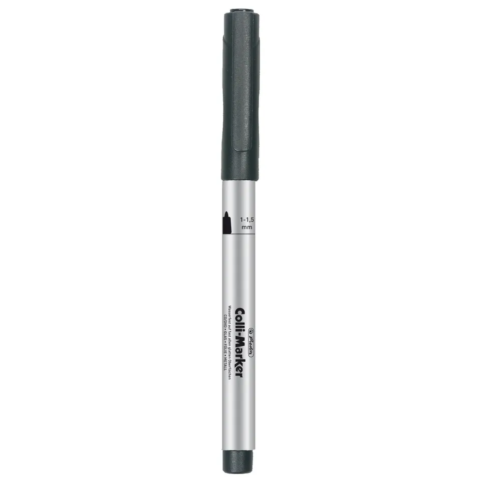 herlitz-colli-marker-permanentmarker-schwarz-1-1-5-mm-10-st-ck image 1