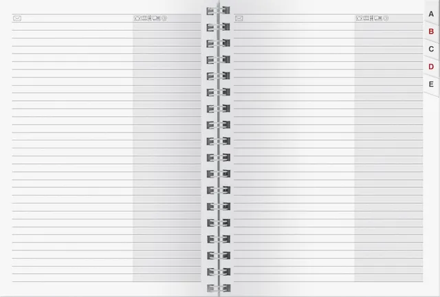 brunnen-ersatzregister-blanko-a5-48-blatt-wei image 1