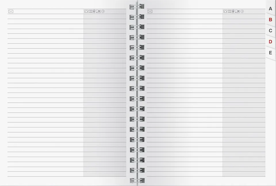 brunnen-ersatzregister-blanko-a5-48-blatt-wei image 1