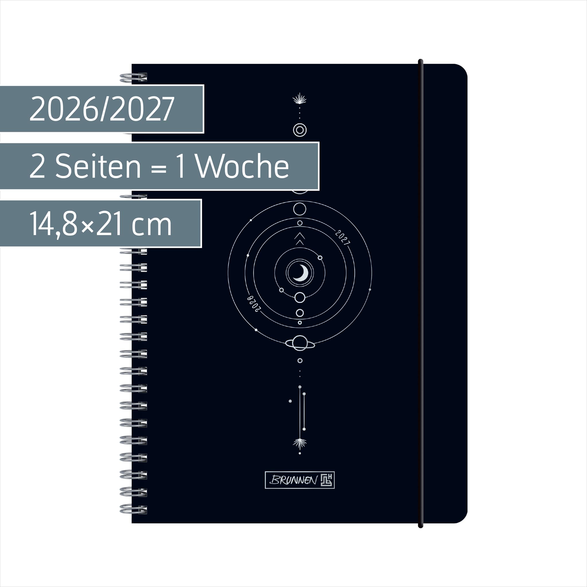 brunnen-sch-lerkalender-2026-2027-stars-a5-148-x-210-mm-18-monate-pp-softcover image 2