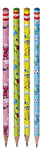kores-grafitos-fantasy-bleistift-4er-set-hb-dreikant-sortiert image 4
