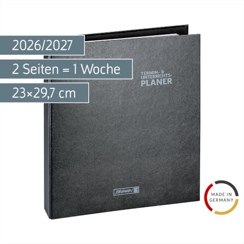 brunnen-ringbuch-kalender-mit-einlage-2026-2027-a4-hardcover-schwarz-2-seiten-1- image 5