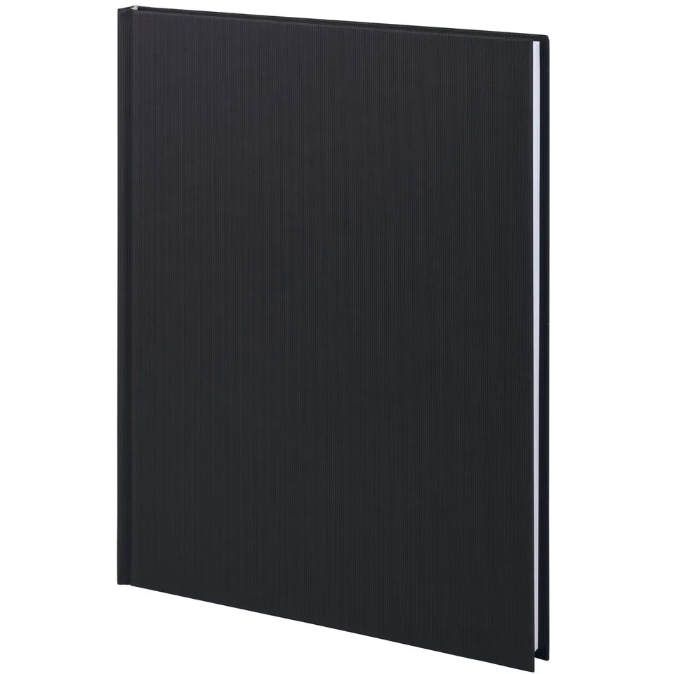 r-ssler-s-o-h-o-notizbuch-a4-hardcover-blanko-schwarz image 1