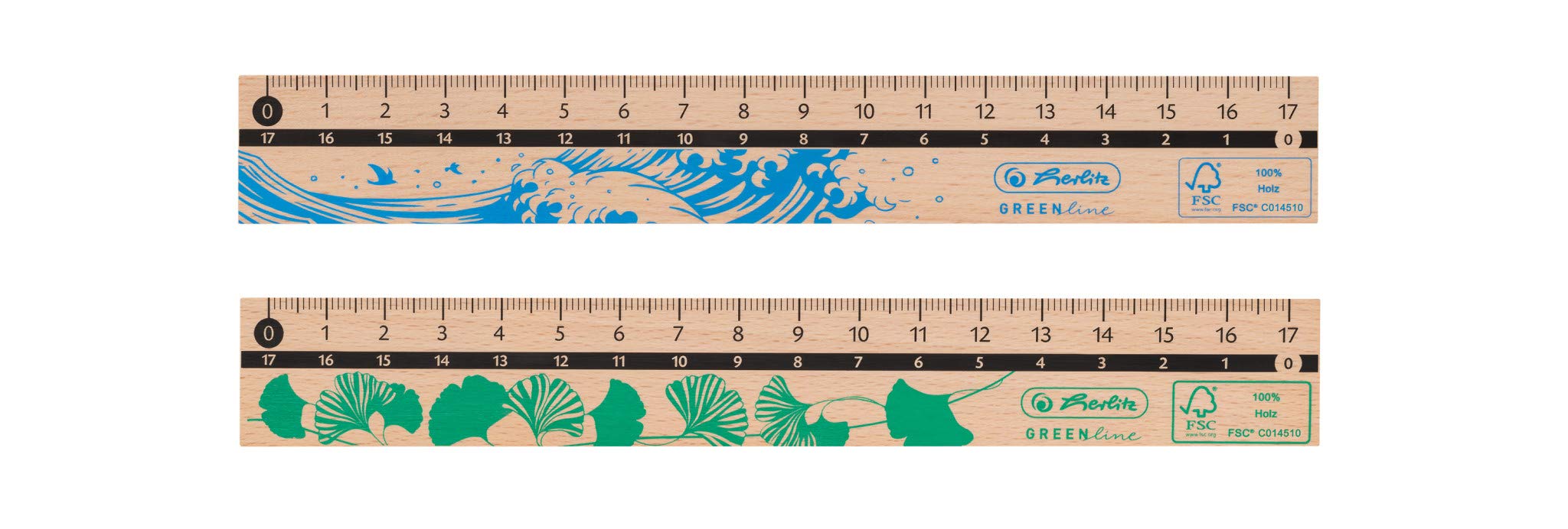 herlitz-50033614-lineal-greenline-17-cm-fsc-holz image 1