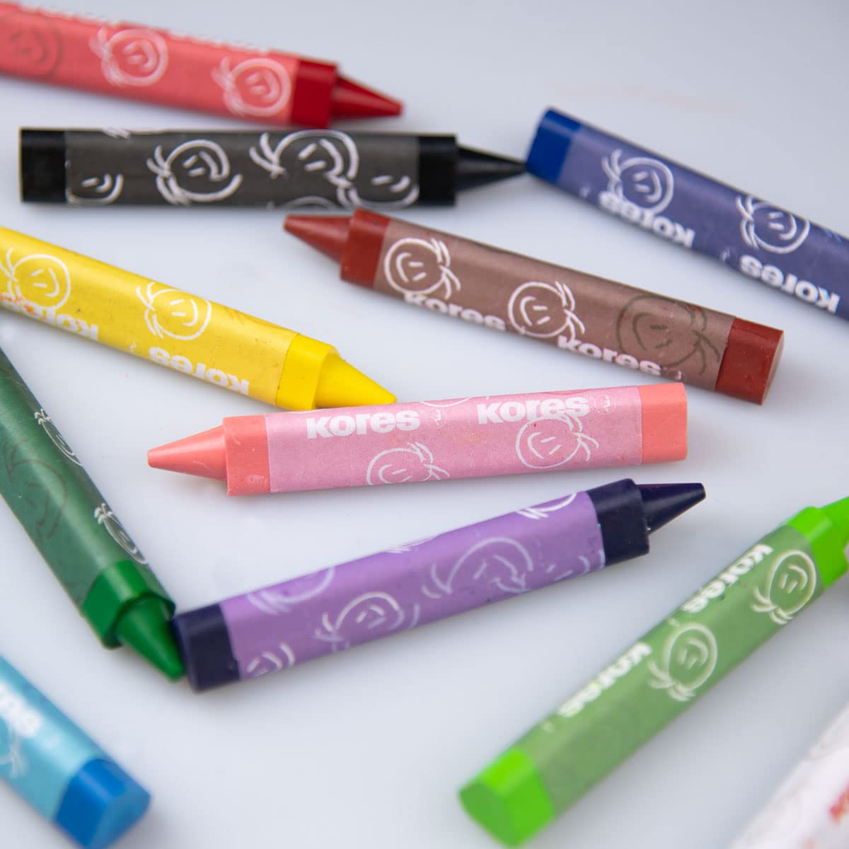 kores-krayones-wachsmalstifte-jumbo-dreikant-12-farben-sortiert image 4