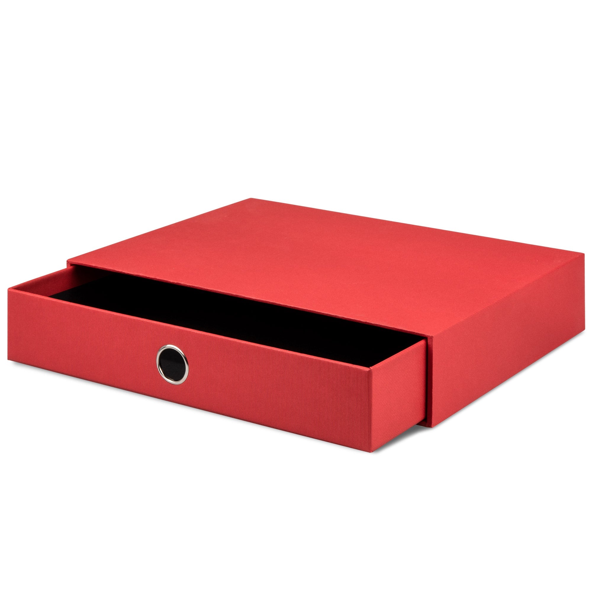 r-ssler-s-o-h-o-schubladenbox-a4-querformat-1-fach-rot image 2