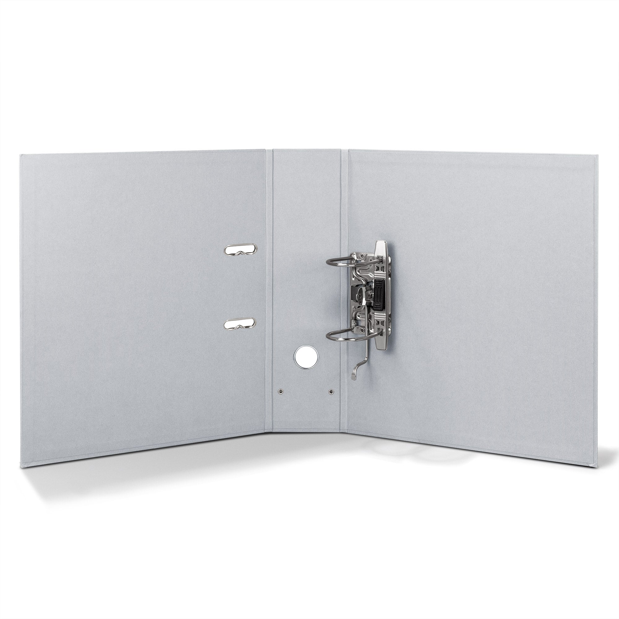 r-ssler-s-o-h-o-ordner-breit-a4-8cm-stone-grau-mit-r-ckenschild-metall image 2