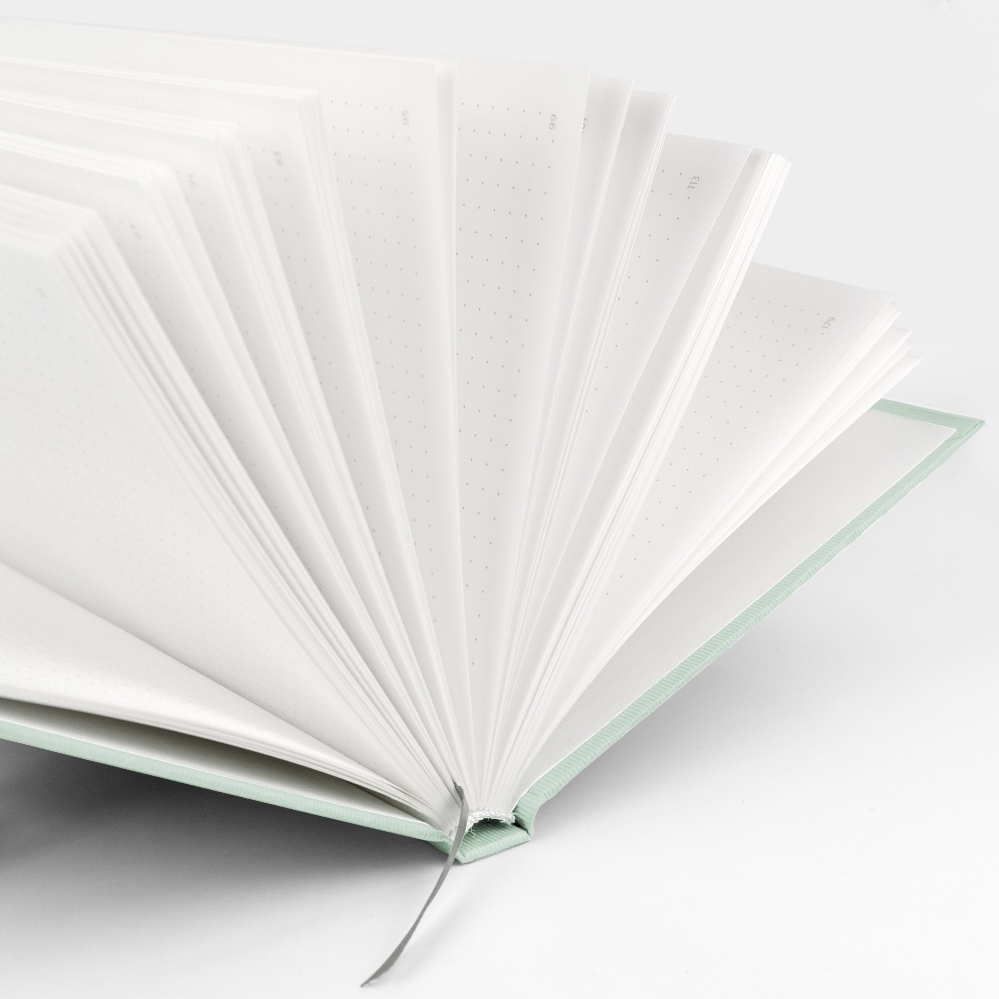 r-ssler-s-o-h-o-notizbuch-a5-hardcover-dotted-grid-mit-leseb-ndchen-mint image 3