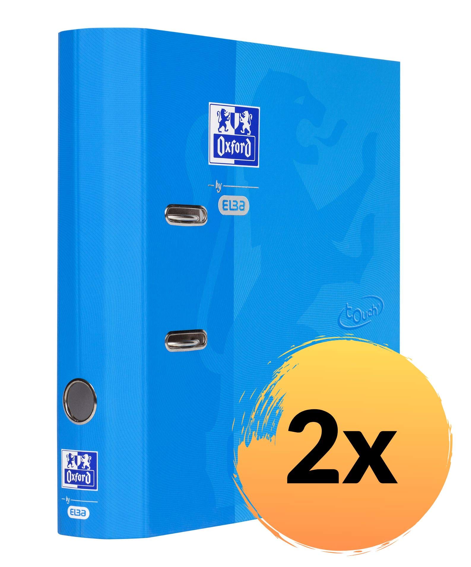 oxford-touch-ordner-a4-8-cm-r-cken-soft-touch-abgerundeter-r-cken-blau image 6