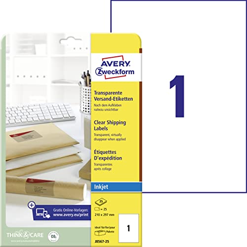avery-zweckform-l7567-25-versandetiketten-transparent-210x297-mm-25-blatt image 7