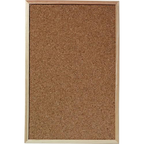herlitz-pinnwand-kork-40-x-60-cm-mit-holzrahmen-braun image 2