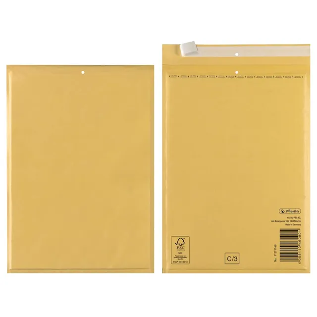 herlitz-luftpolstertasche-g-7-23-x-33-cm-braun-2er-pack-haftklebend image 1