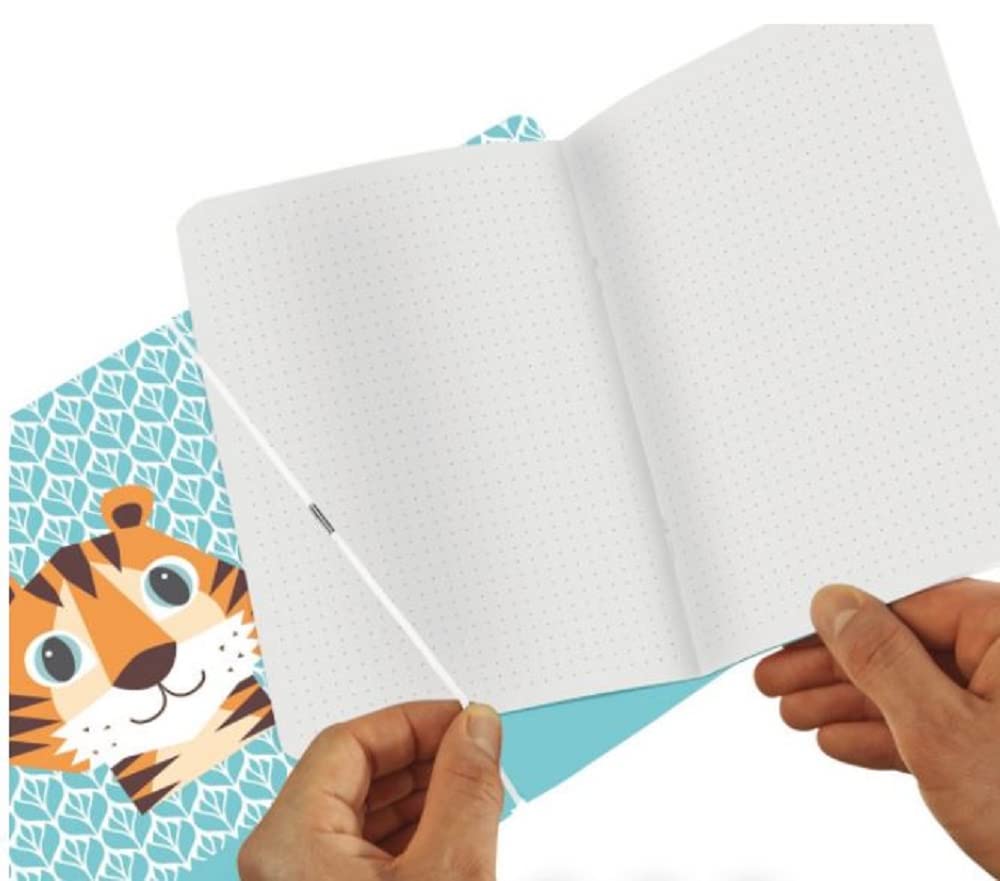herlitz-my-book-notizheft-flex-a5-punktiert-40-blatt-motiv-cute-animals-tiger image 4