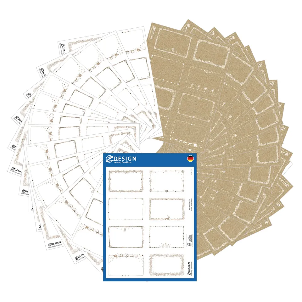 avery-zweckform-z-design-weihnachtsaufkleber-set-art-51052-204-st-ck-52x33-mm-we image 1