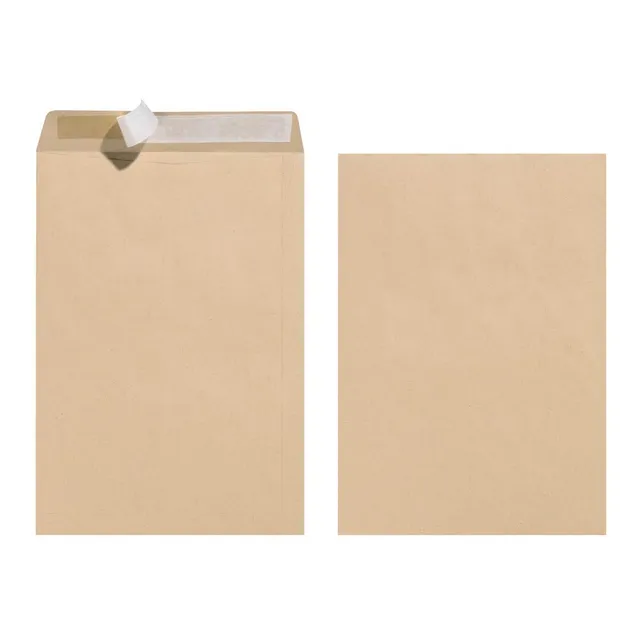 herlitz-versandtasche-c4-haftklebend-recycling-braun-10-st-ck image 1