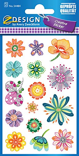 avery-zweckform-z-design-papier-sticker-blumen-54484-30-aufkleber image 5