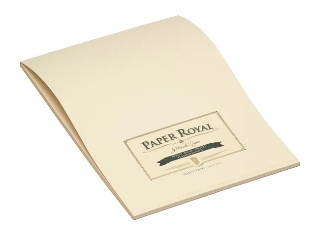 r-ssler-paper-royal-block-a4-40-blatt-gerippt-creme image 1