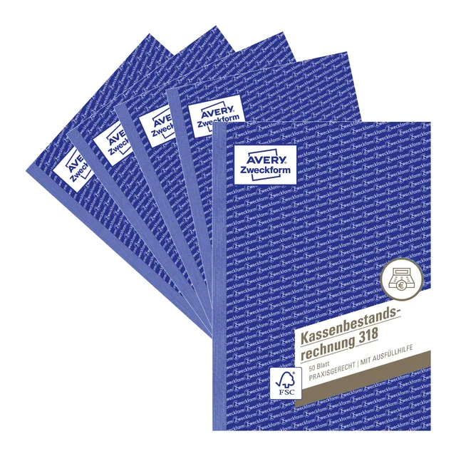 avery-zweckform-318-5-kassenbestandsrechnung-a5-5er-pack image 1