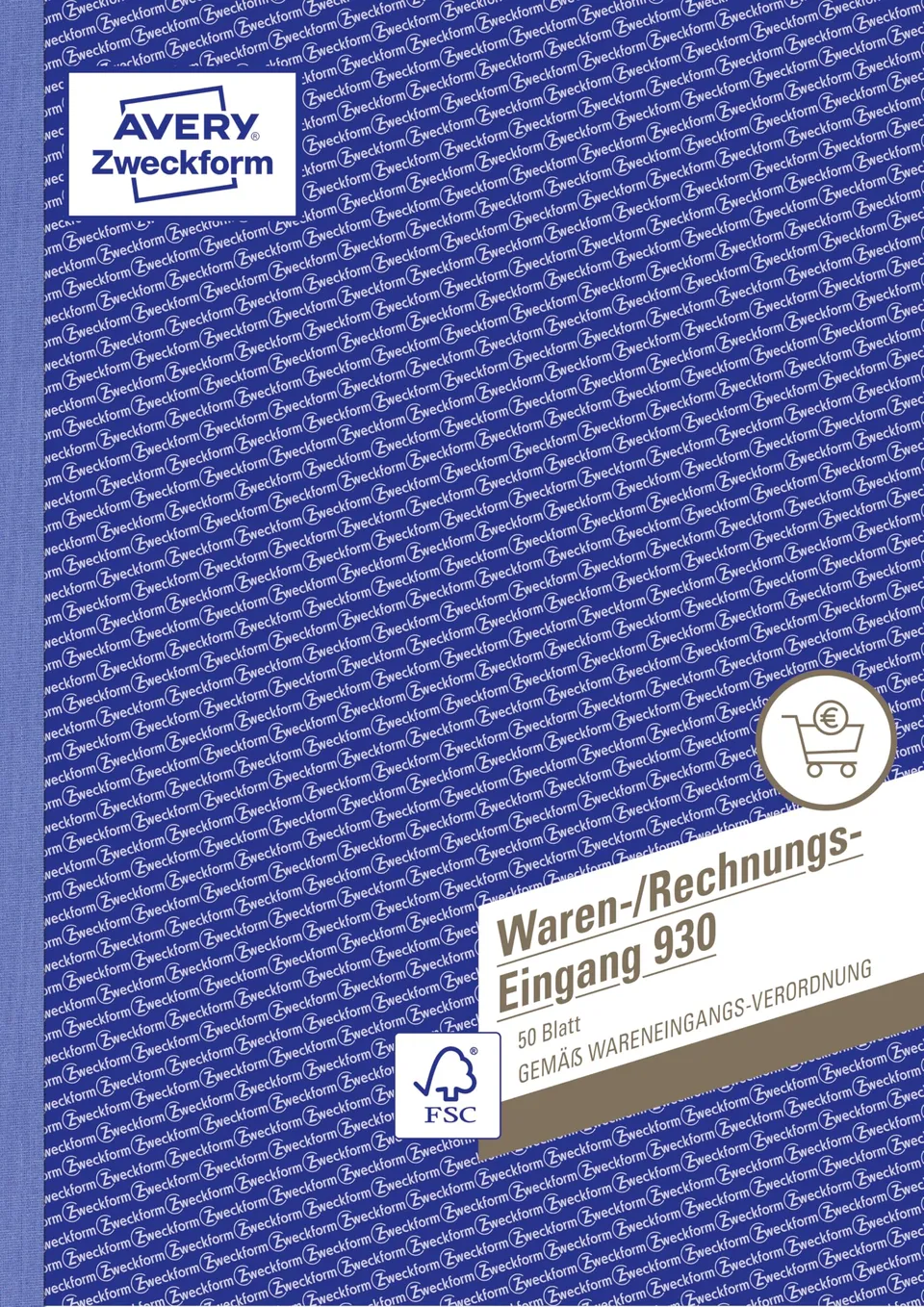 avery-zweckform-930-waren-rechnungseingangsbuch-a4-50-blatt image 1