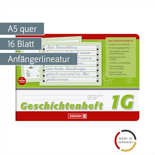 brunnen-geschichtenheft-1045990-klasse-1-a5-lineatur-1g-16-blatt image 5