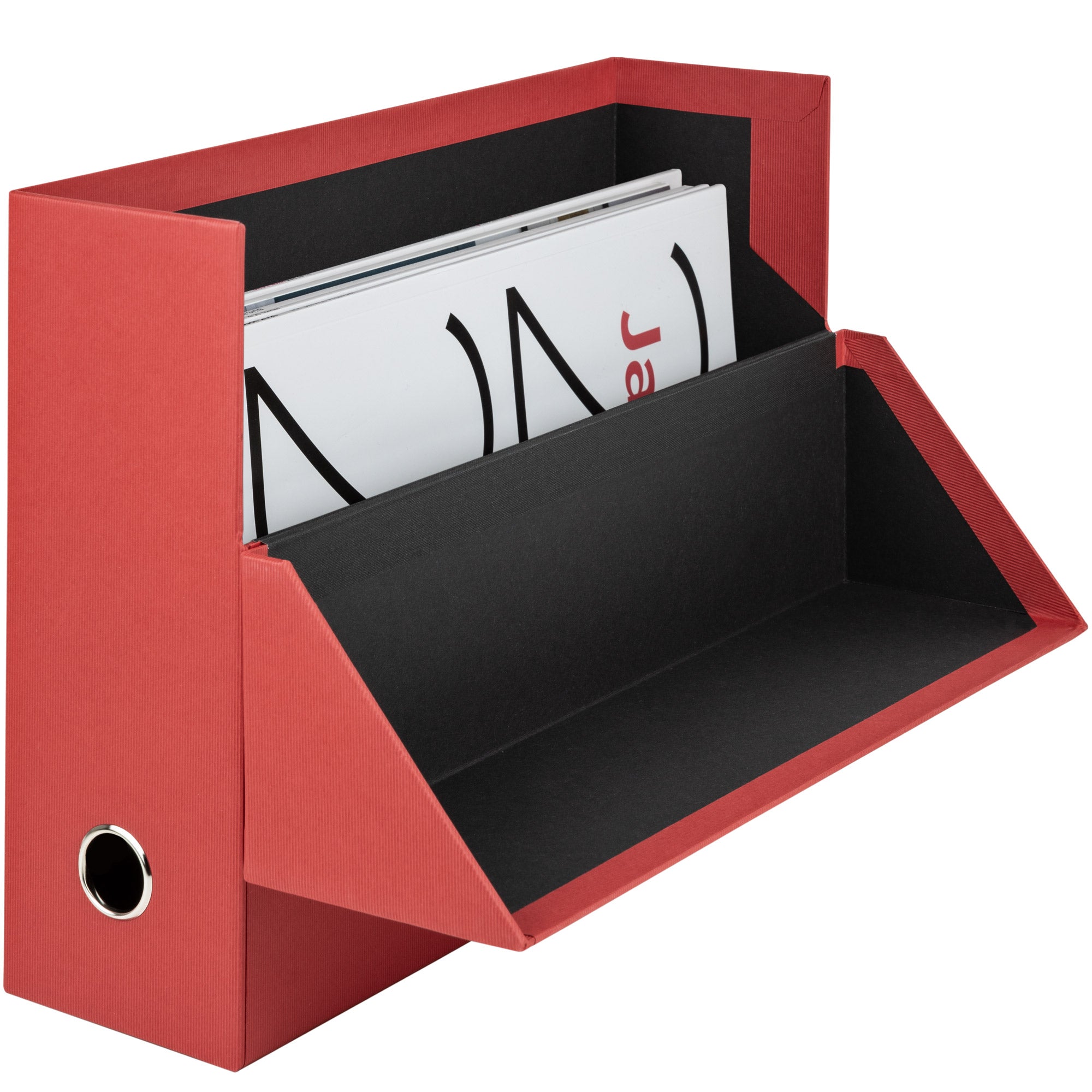 r-ssler-s-o-h-o-archivbox-a4-800-blatt-rot-mit-rippenpr-gung image 3
