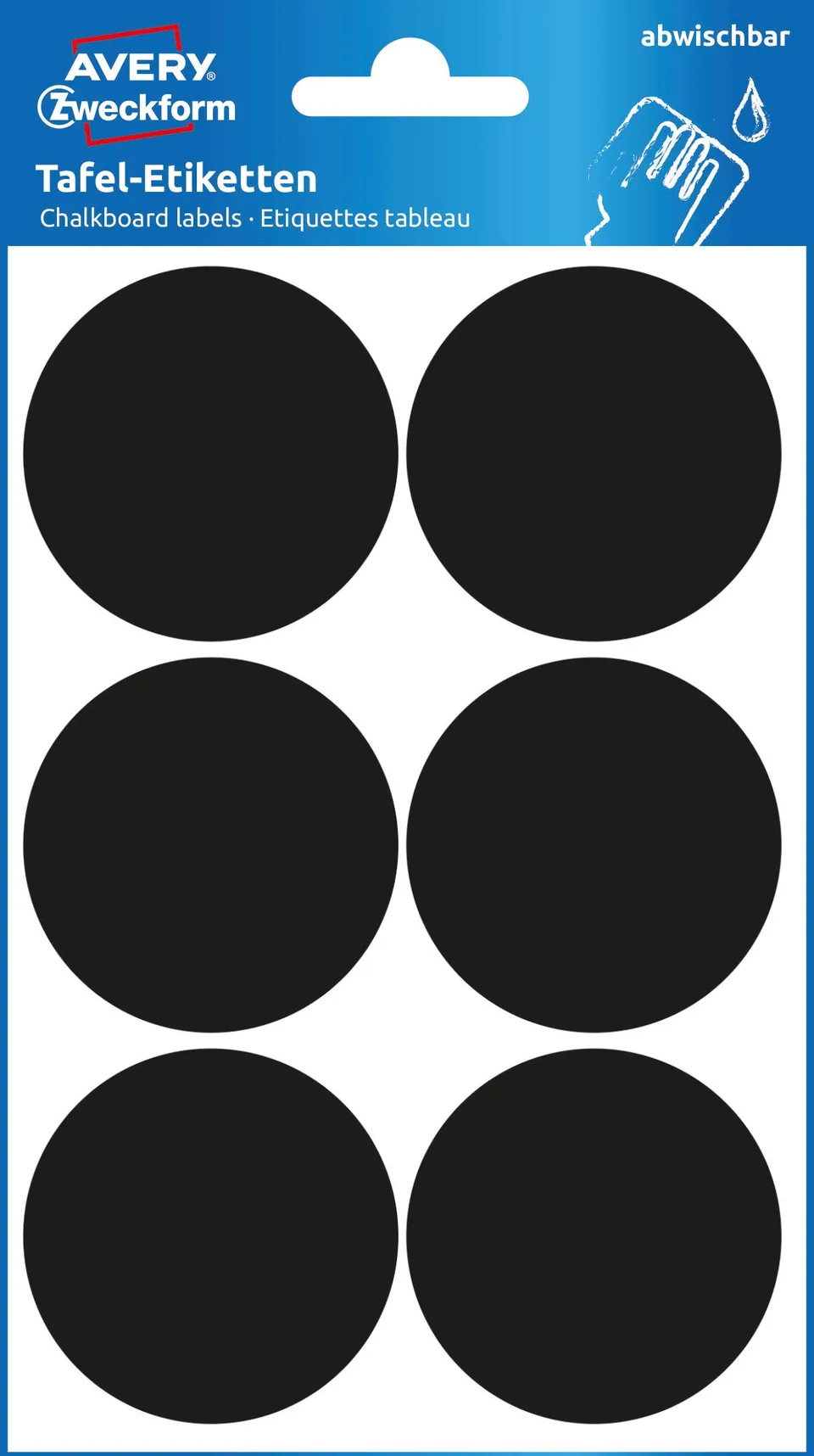 avery-zweckform-63024-tafeletiketten-rund-48-mm-schwarz-24-st-ck image 1