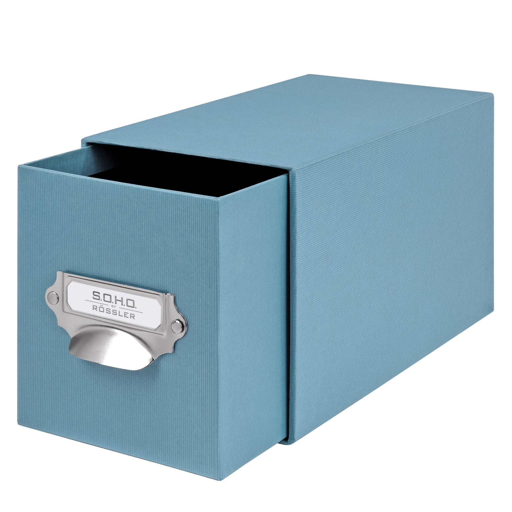 r-ssler-s-o-h-o-schubladenbox-f-r-cds-fotos-a6-denim-blau image 2