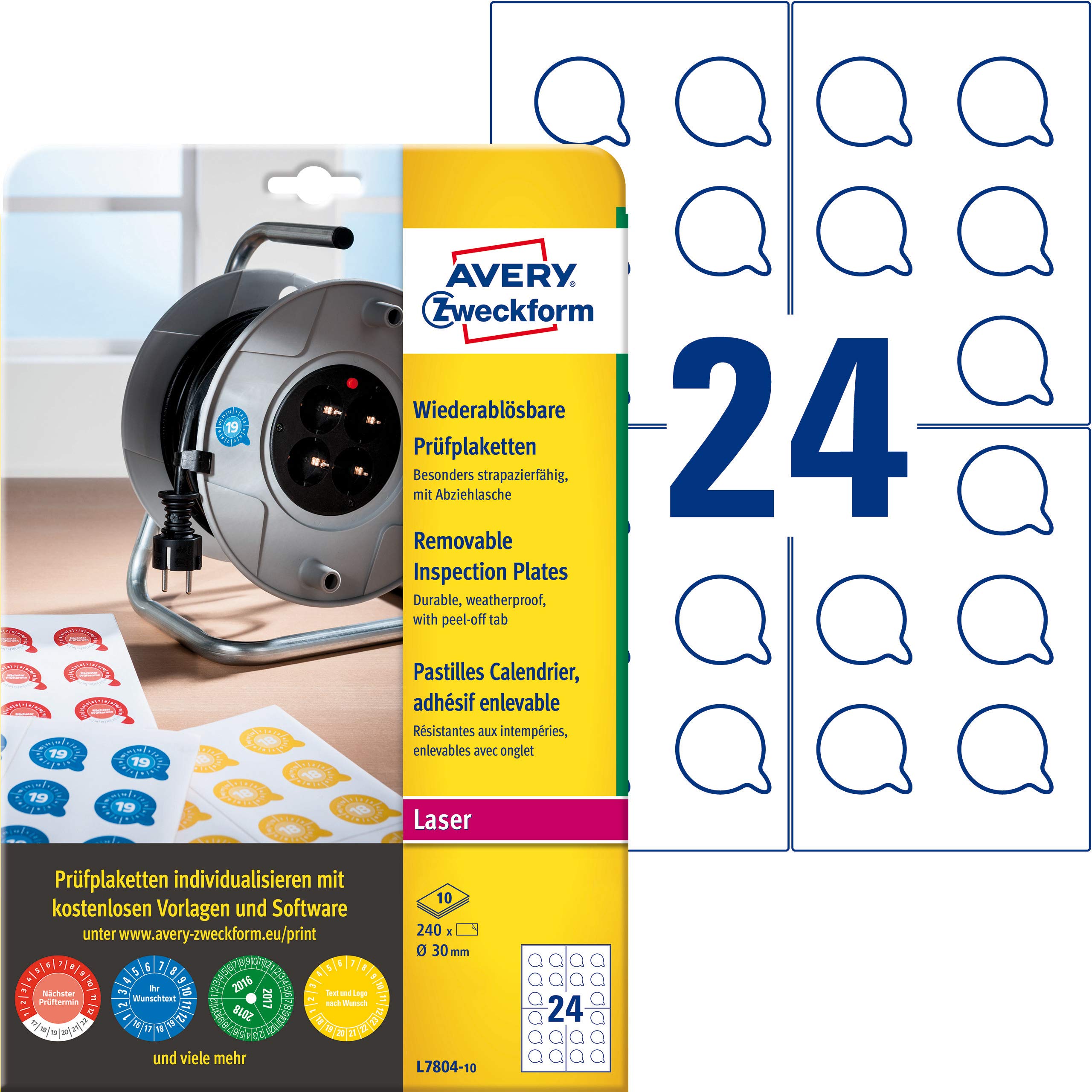 avery-zweckform-l7803-10-pr-fplaketten-20mm-480-folien-etiketten-wei image 1