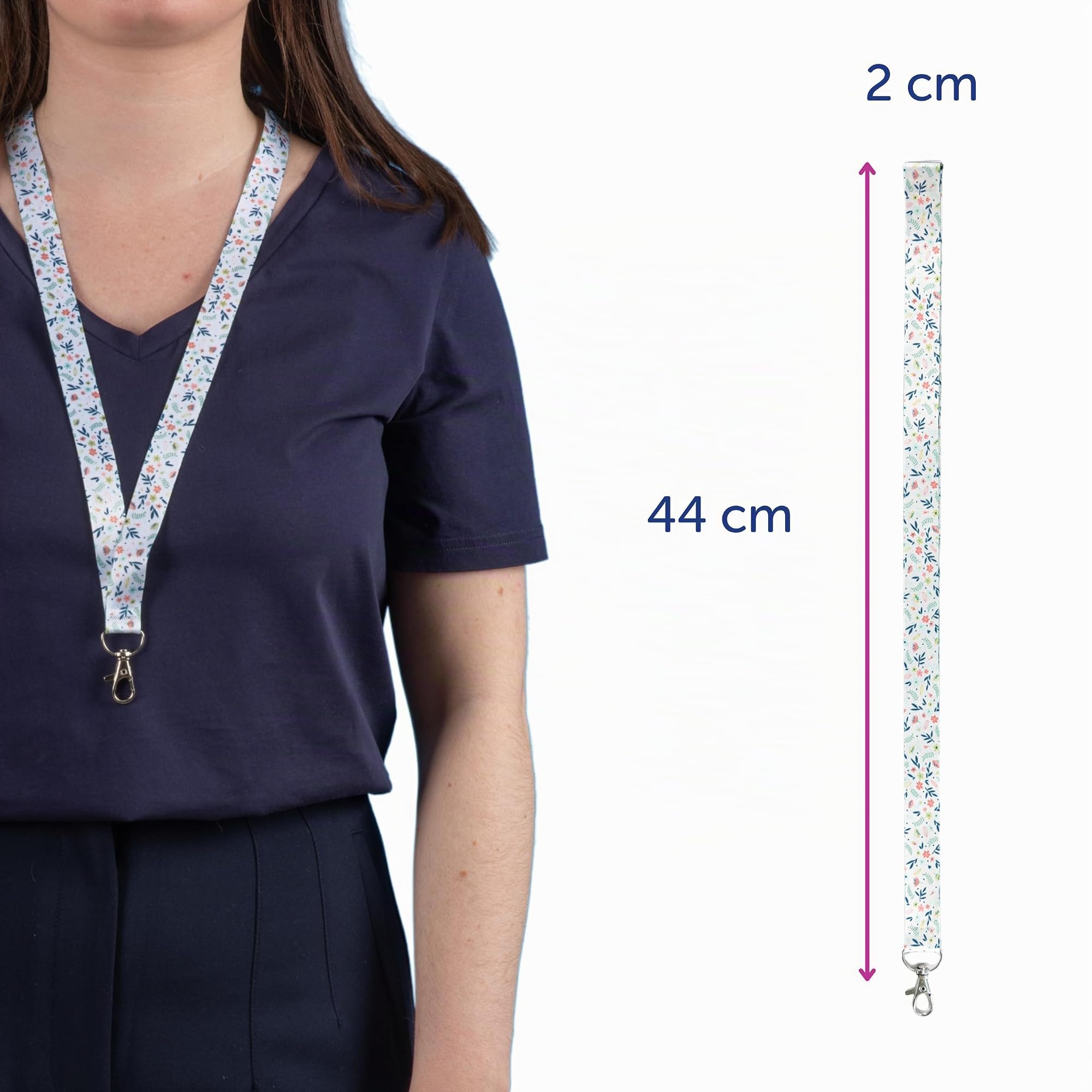 avery-zweckform-r4828f-lanyards-floral-44-x-2-cm-mit-karabiner-10-st-ck image 3