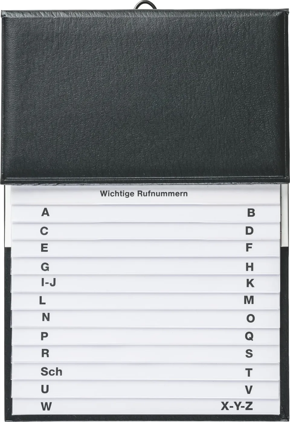 brunnen-telefonregister-schuppen-schwarz-16x22-cm-a-z-adressbuch image 1