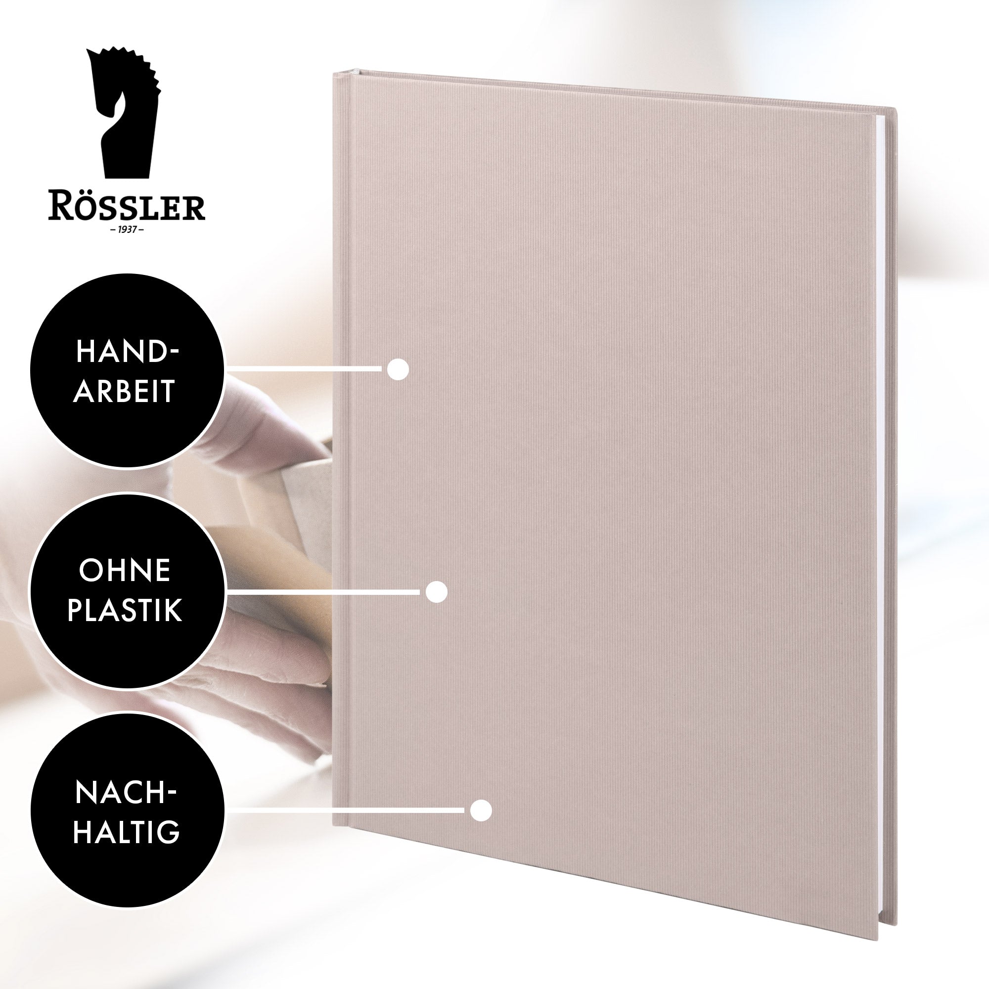 r-ssler-s-o-h-o-notizbuch-a4-hardcover-blanko-powder-rosa image 3