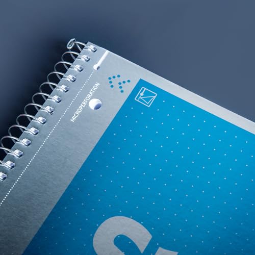 brunnen-premium-collegeblock-dotted-a4-cyan-metallic image 8