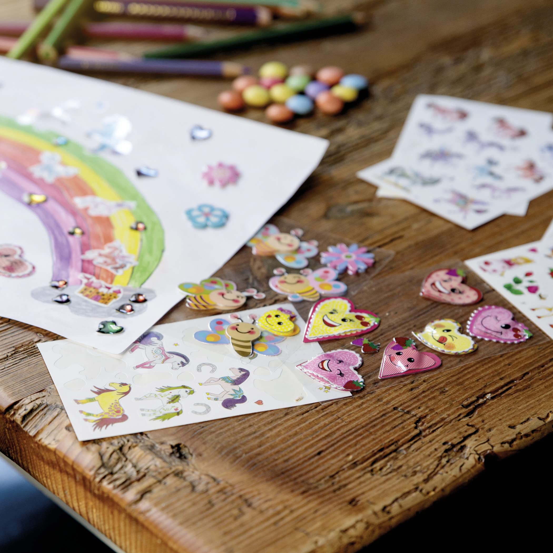 avery-zweckform-z-design-53208-kinder-papier-sticker-fee-prinzessin-einhorn-34-a image 3