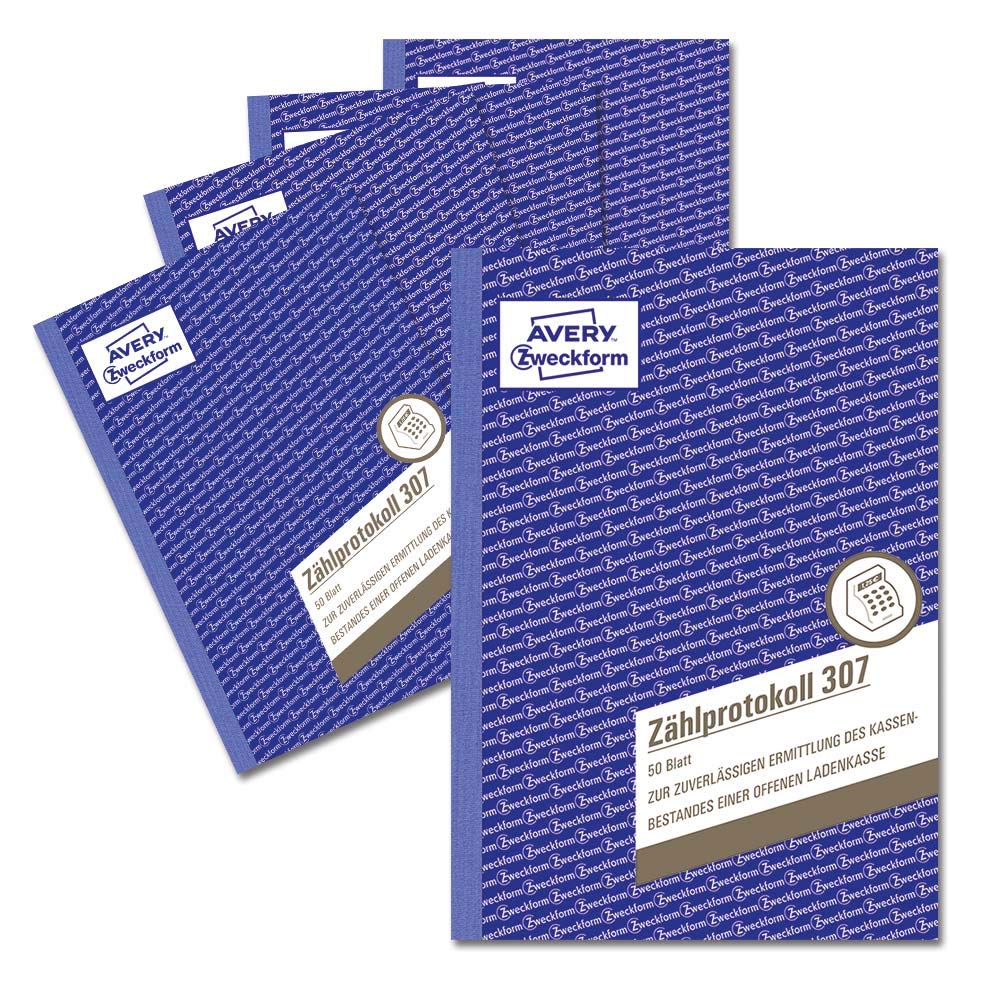 avery-zweckform-307-5-z-hlprotokoll-a5-offene-ladenkasse-5er-pack image 1