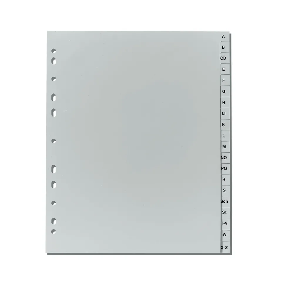 herlitz-max-file-register-a-z-a4-berbreite-20-teilig-pp-grau image 1