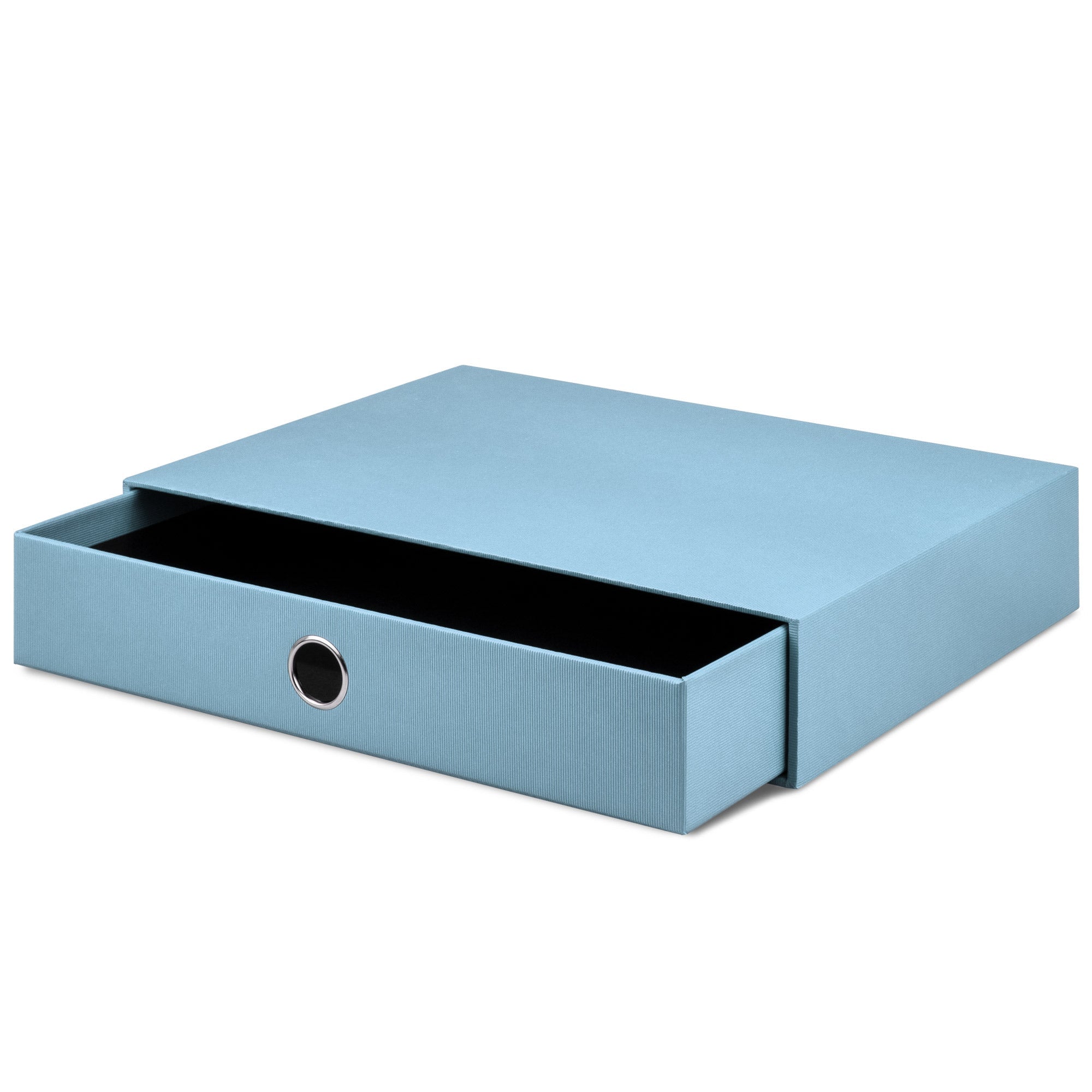 r-ssler-s-o-h-o-schubladenbox-a4-querformat-1-fach-denim-blau image 2