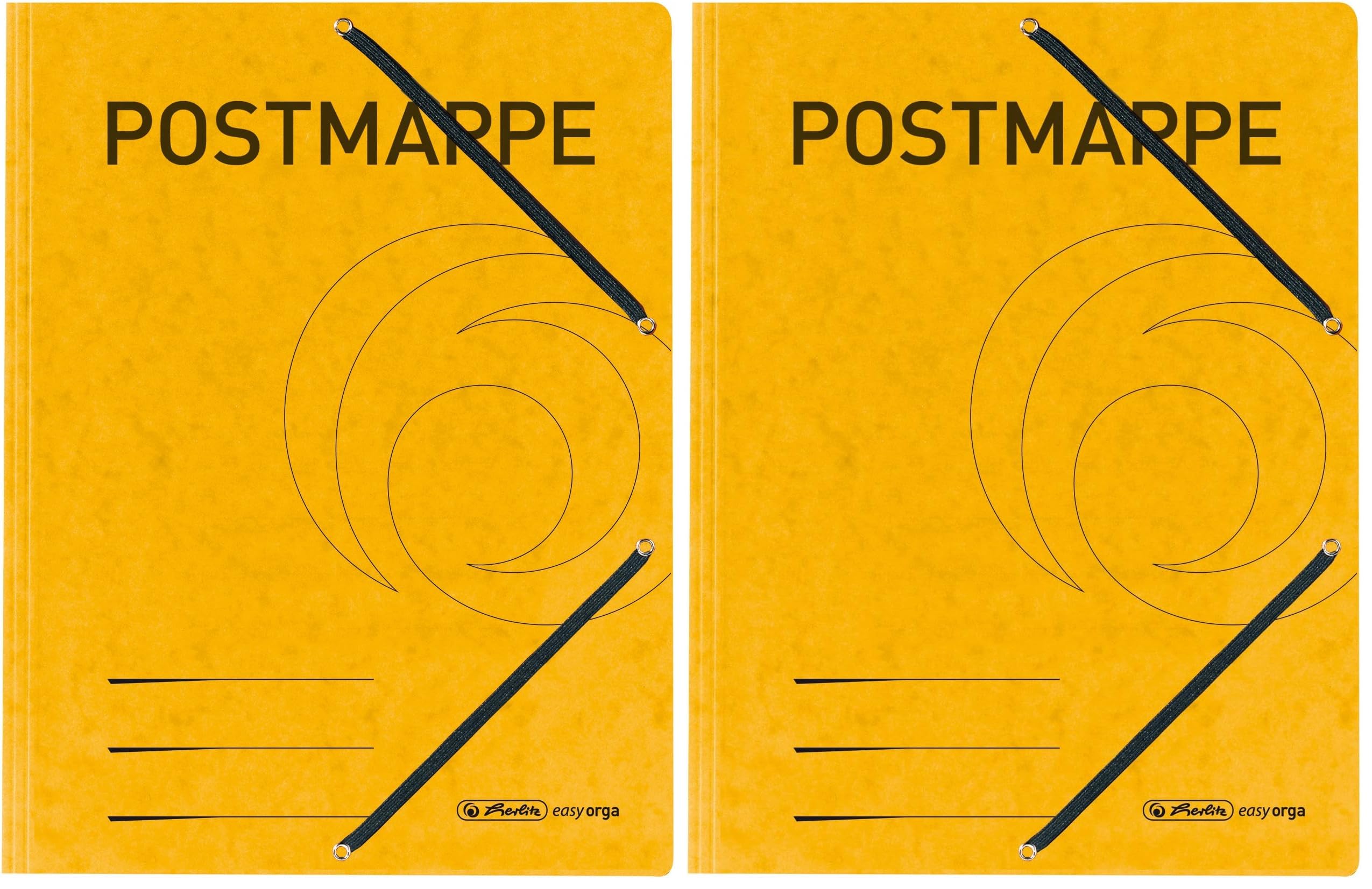 herlitz-postmappe-greenline-a4-mit-gummizug-gelb image 3