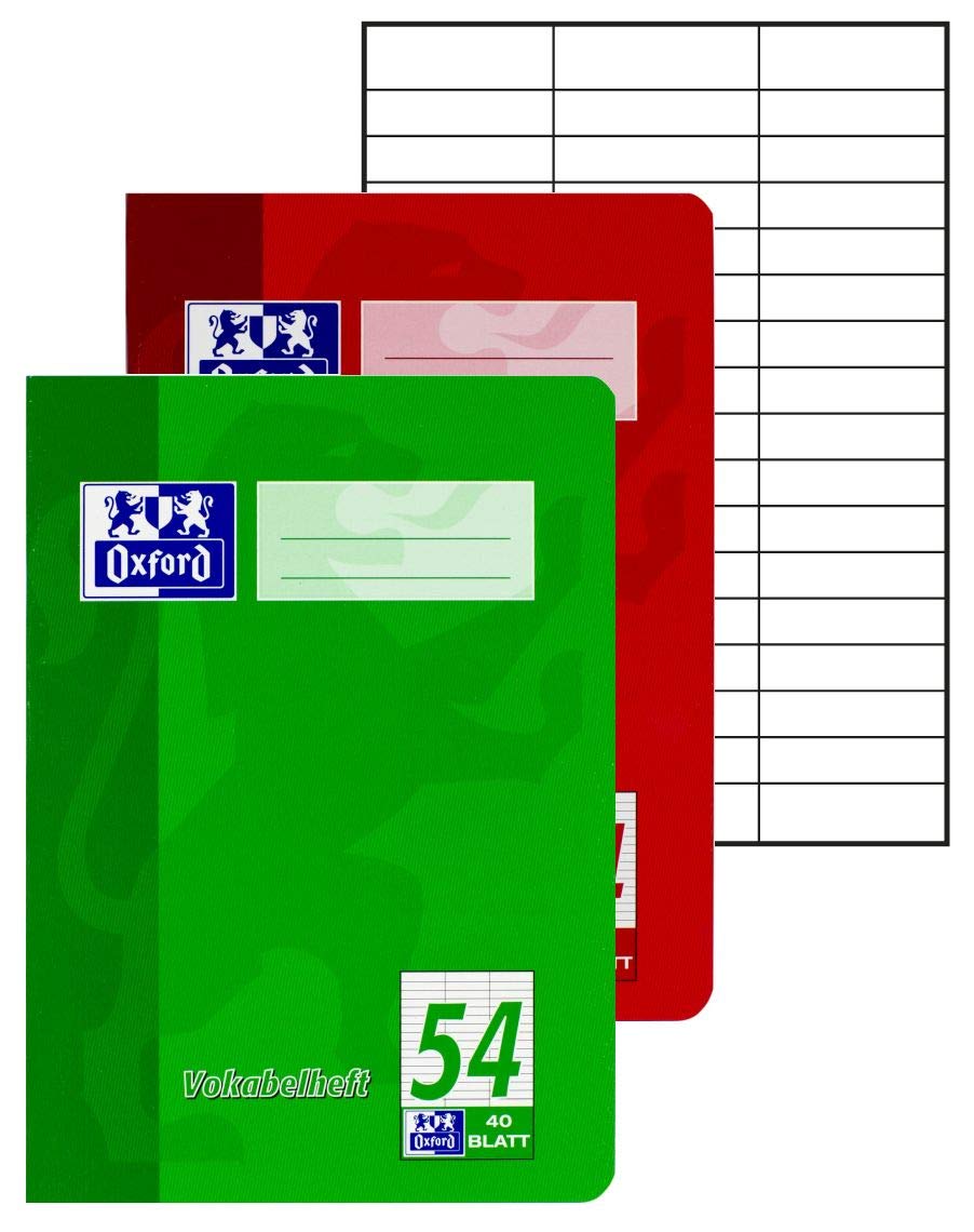 oxford-vokabelheft-a5-lin-54-3-spaltig-40-blatt-rot-gr-n-10-st-ck image 2