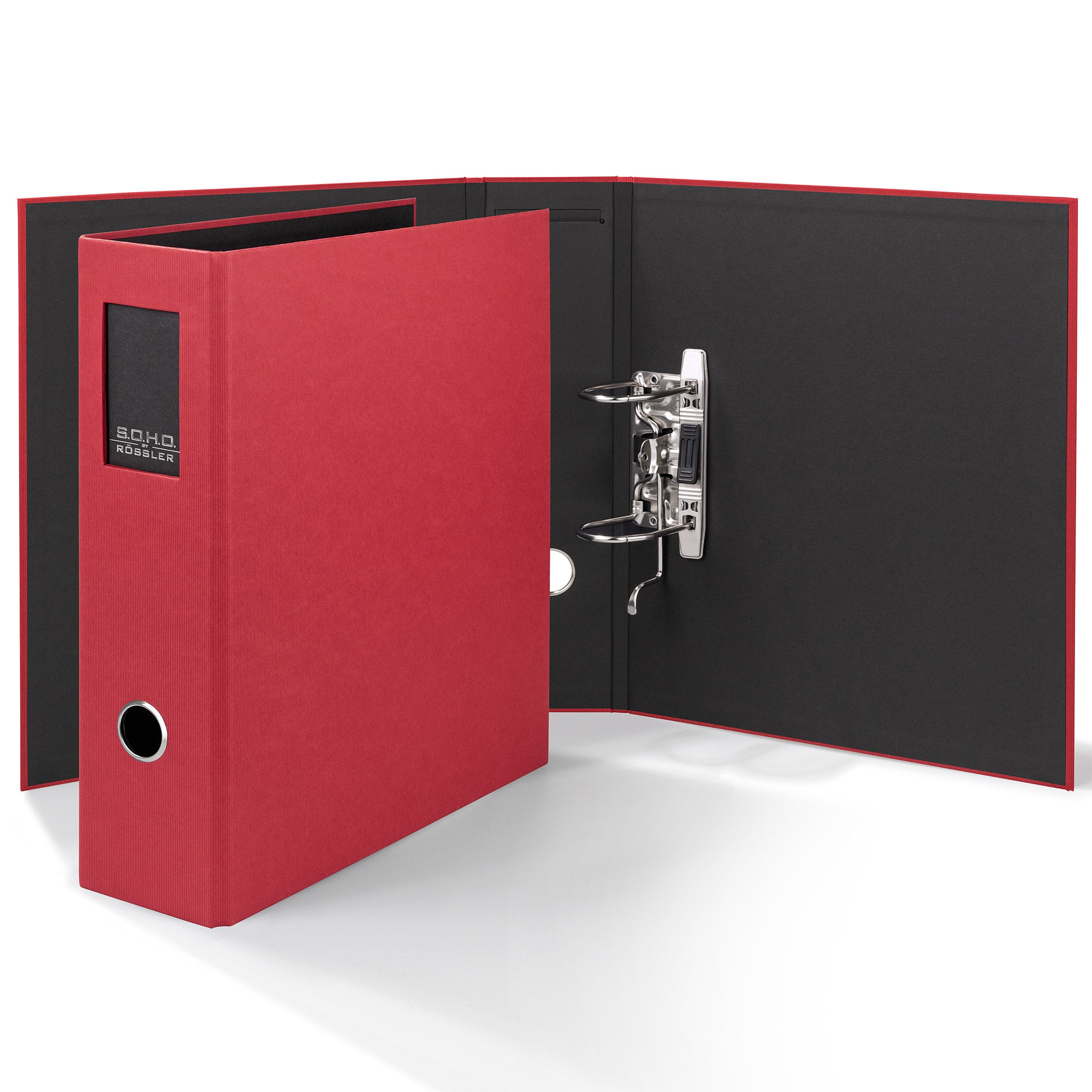 r-ssler-s-o-h-o-ordner-breit-a4-8-5-cm-mit-r-ckenschild-rot image 2