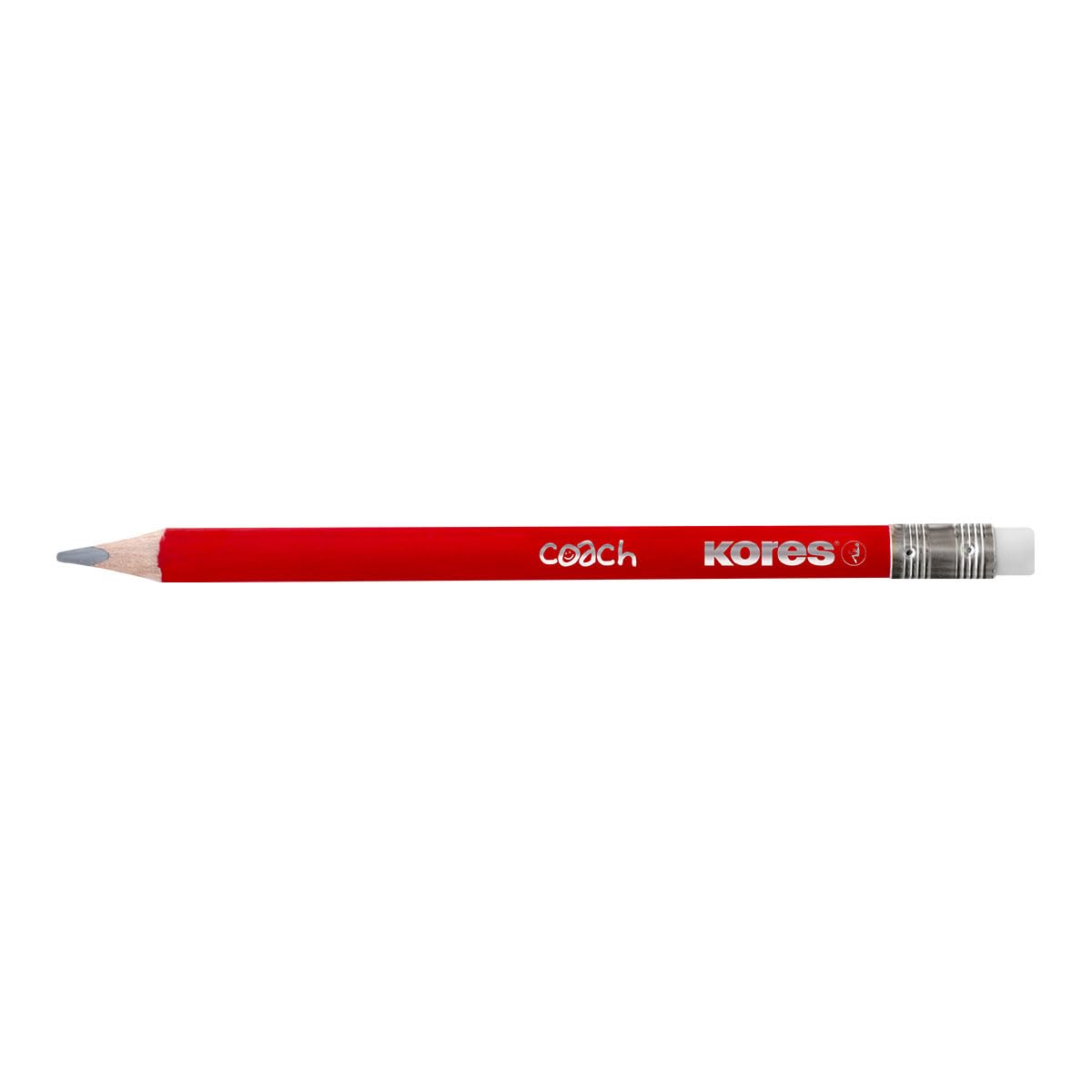kores-coach-bleistift-dreieckig-2-hb-3er-pack-mit-spitzer image 2