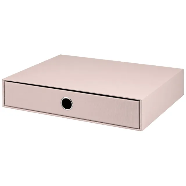 r-ssler-s-o-h-o-schubladenbox-a4-querformat-1-fach-powder-rosa image 1