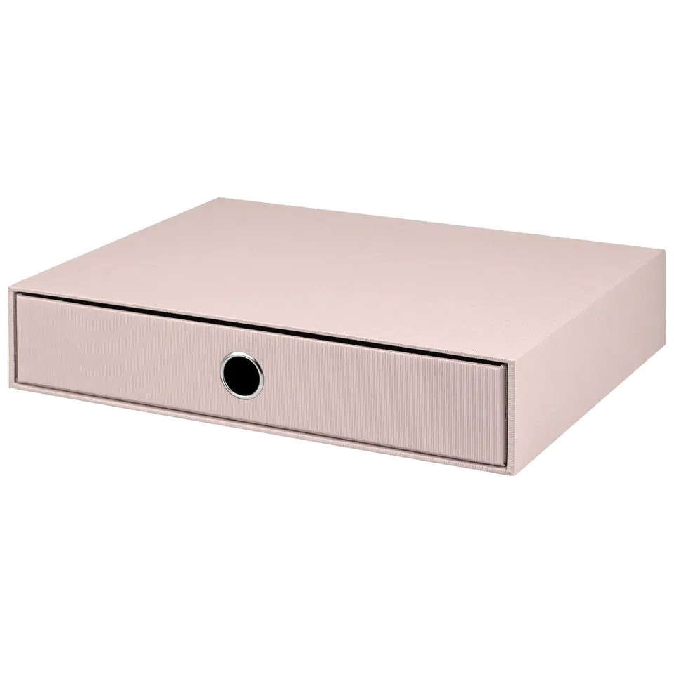 r-ssler-s-o-h-o-schubladenbox-a4-querformat-1-fach-powder-rosa image 1
