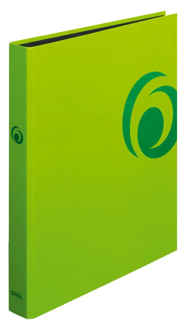 herlitz-ordner-max-file-fresh-colour-a4-hellgr-n-25-mm-2-ring-mechanik-mit-glanz image 1