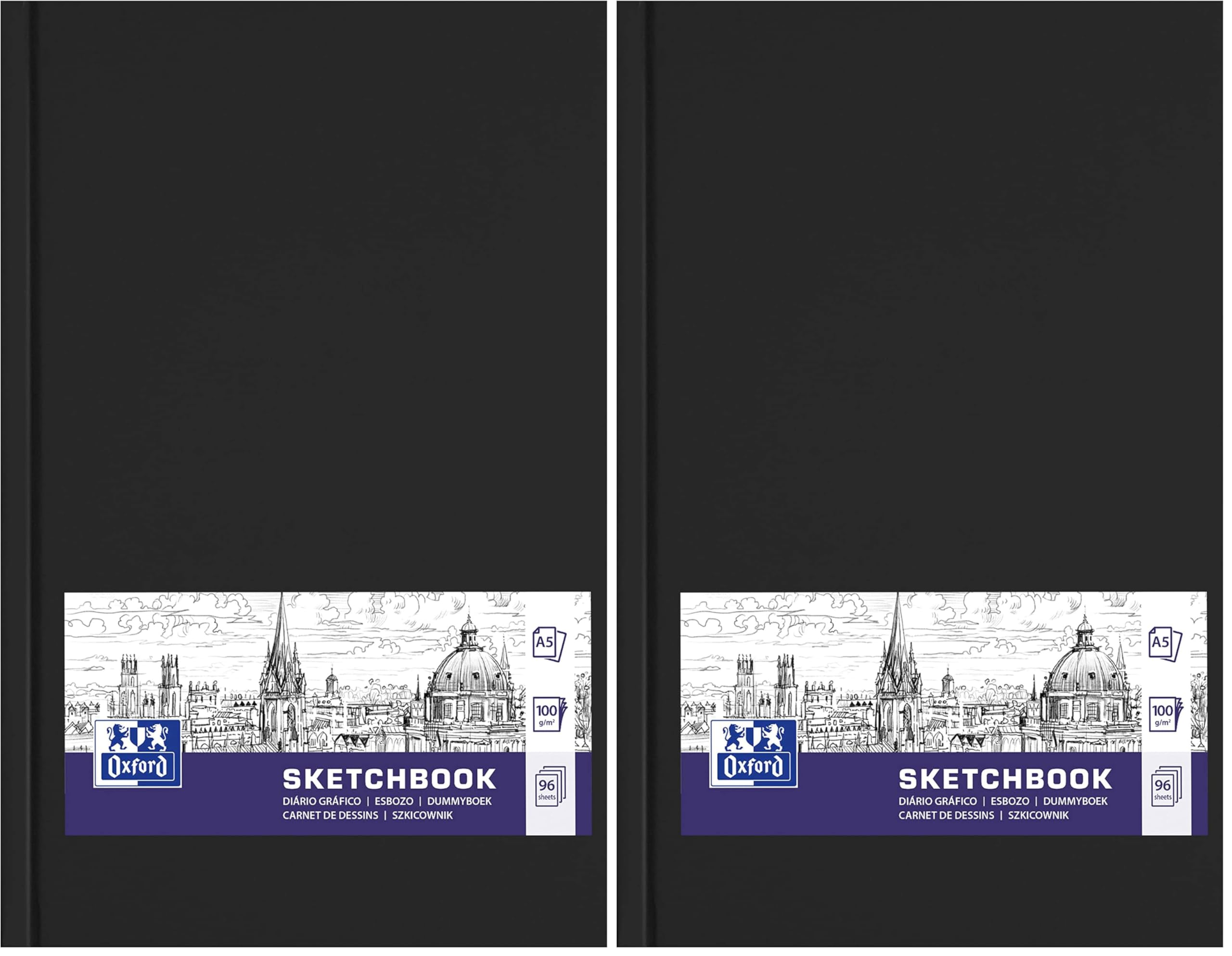 oxford-skizzenbuch-a5-96-blatt-100g-hardcover-schwarz image 5